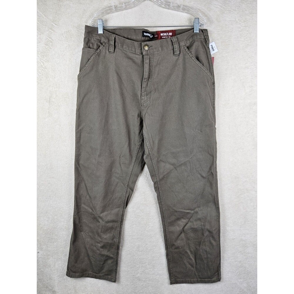 Wolverine Men's Steelhead Stretch Canvas Cargo Pants Brown Size 38x30